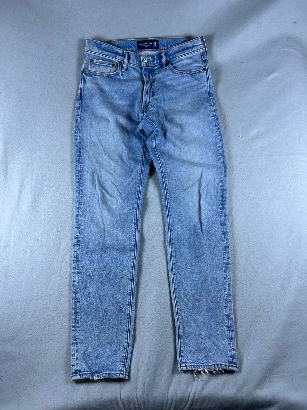 Abercrombie & Fitch Jeans Mens 32x32 Blue Straight Slim Vintage Stretch Denim